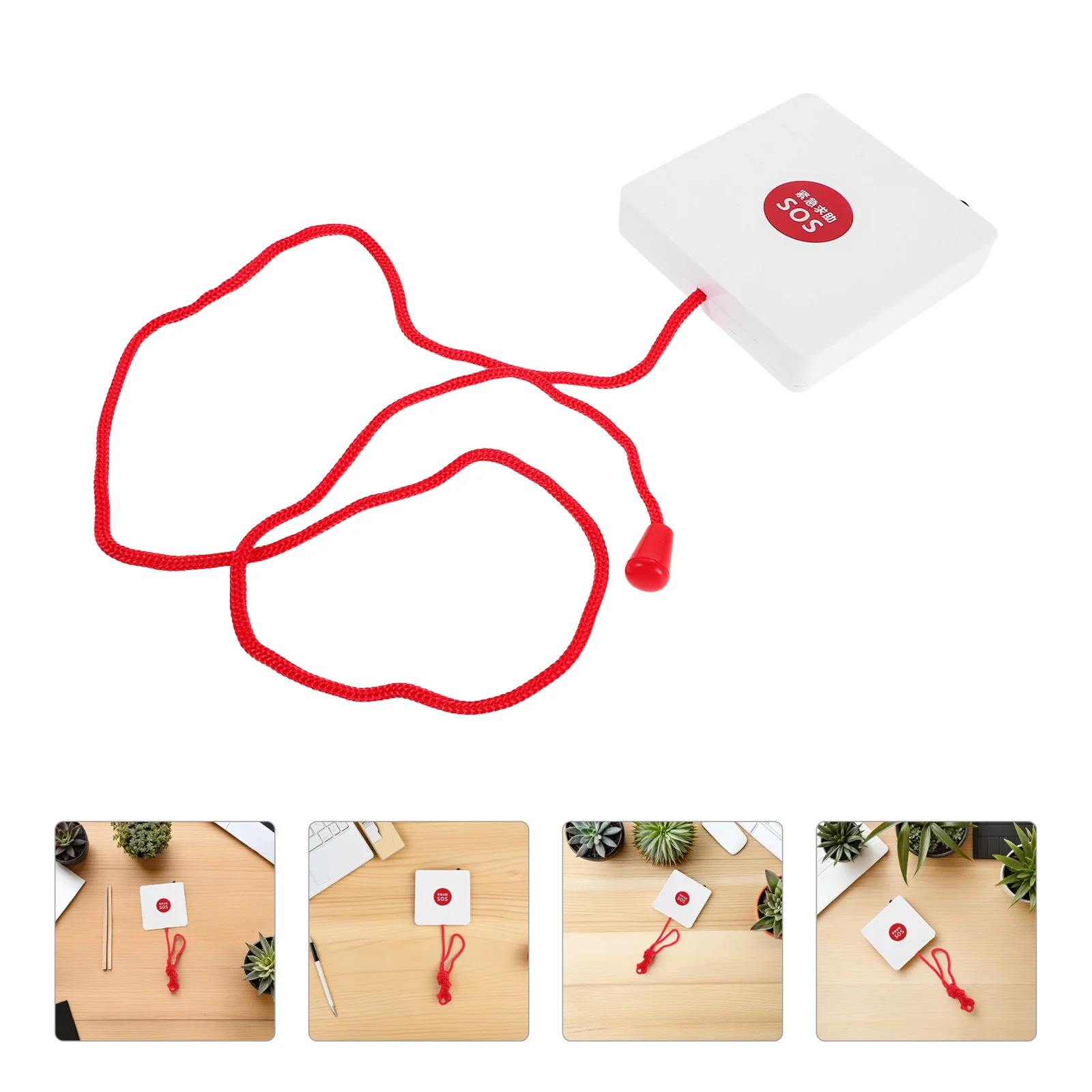 

Wireless Emergency Call Button with Pull Cord High Sensitivity Wall Mounted Alert for Seniors Patient Fall Prevention Bathroom