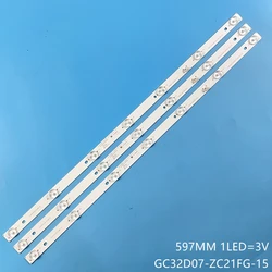 Podświetlenie LED listwa pasek dla DSPV SU3200 DEXP F32D7000B tajemnica MTV-3224LT2 Shivaki STV-32LED15 GC32D07-ZC21FG-15 303GC32003C