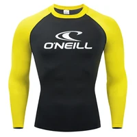 2026 New Model Men's Quick-Drying Long-Sleeved Surf Sunscreen Beach Casual Anti-Scratch Wearable Anti-Wear Swim Suit Diving Suit 2