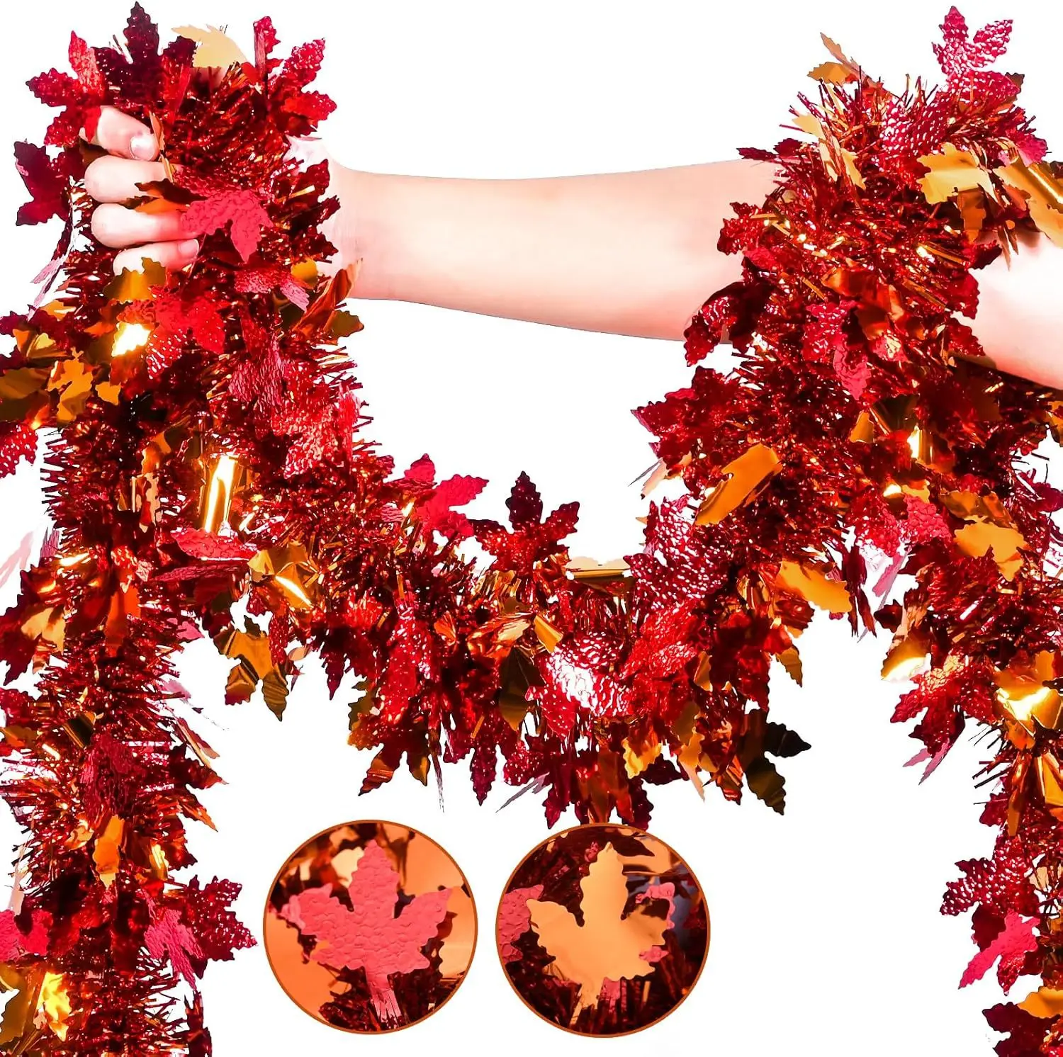 Осенняя гирлянда из мишуры для – обзор и цена Christmas Table Runner