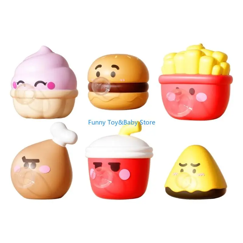 Cartoon Eis Blase Burger Squeeze Spielzeug Blasen Blase Stress Relief Sensorischen Büro Schreibtisch Dekore Geschenk C90B