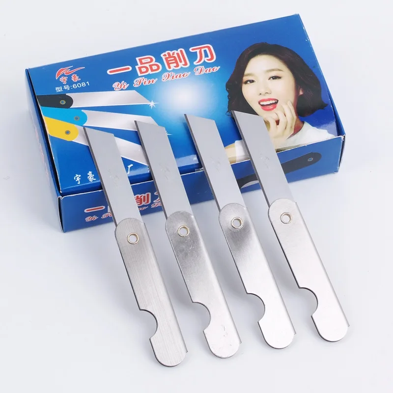 5-100 قطعة معدنية قابلة للطي سكّين متعدّد الاستخدامات قطع عالية الجودة المحمولة الصغيرة 10 سنتيمتر قلم رصاص حاد الفن كرافت سكين بالجملة رائجة البيع