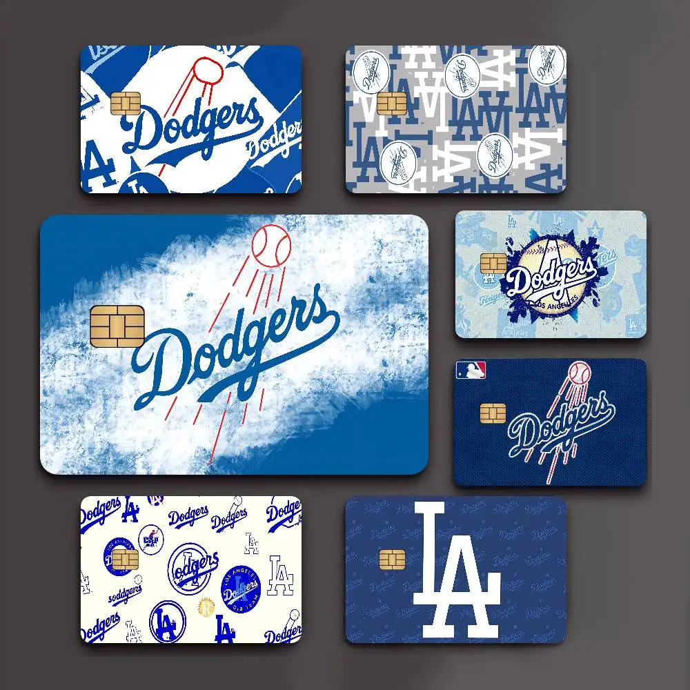 Los Angeles D-Dodgers Game Anime Sticker Film Skin Cover Case for Small Large No Chip Debit Credit Card Front Side