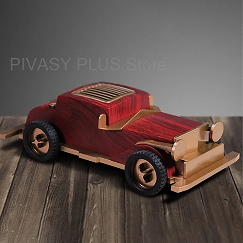 

5W Retro Car Bluetooth Speaker 580g Portable Sound Box Full Range 8H Playtime Audio Child Gift AUX TF USB For Home Decor Outdoor