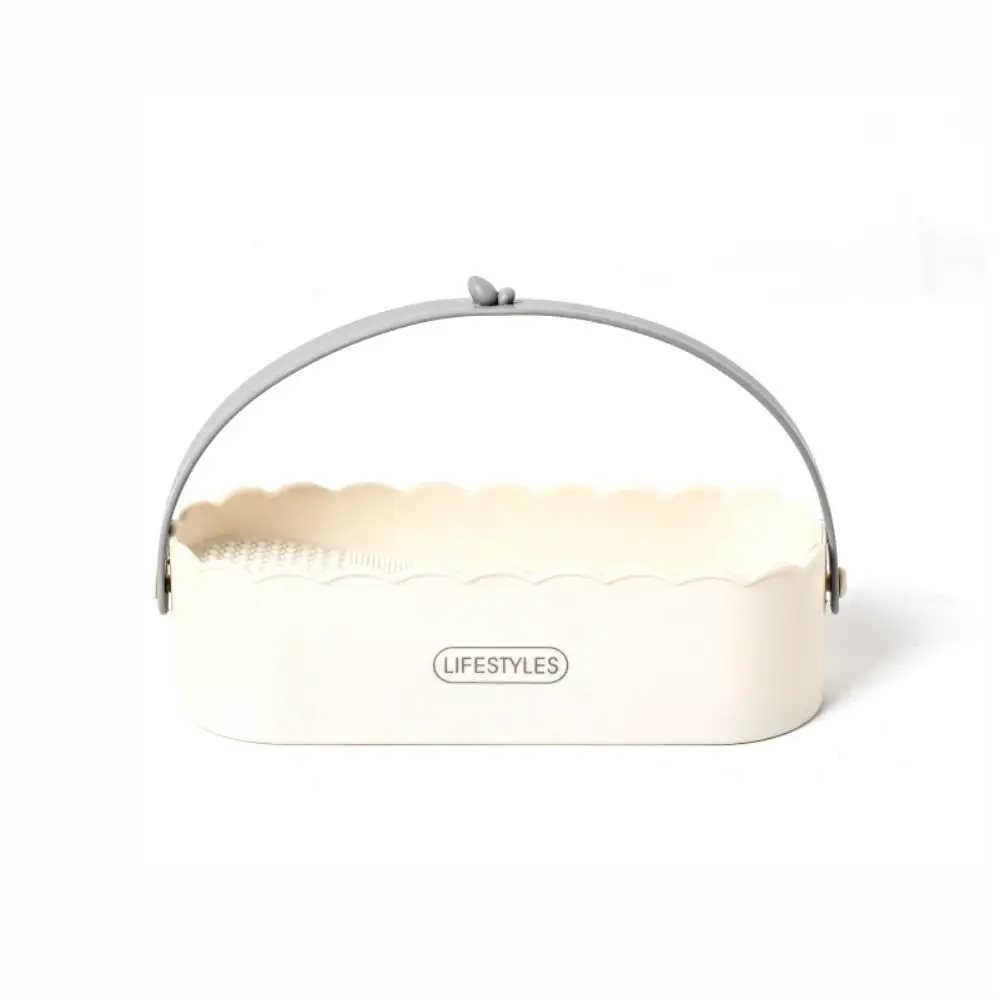 Detergente per pennelli per trucco in gomma Panda Spugna Pennello cosmetico Scatola di immagazzinaggio per strumenti di asciugatura Porta pennelli per trucco portatile Strumento cosmetico