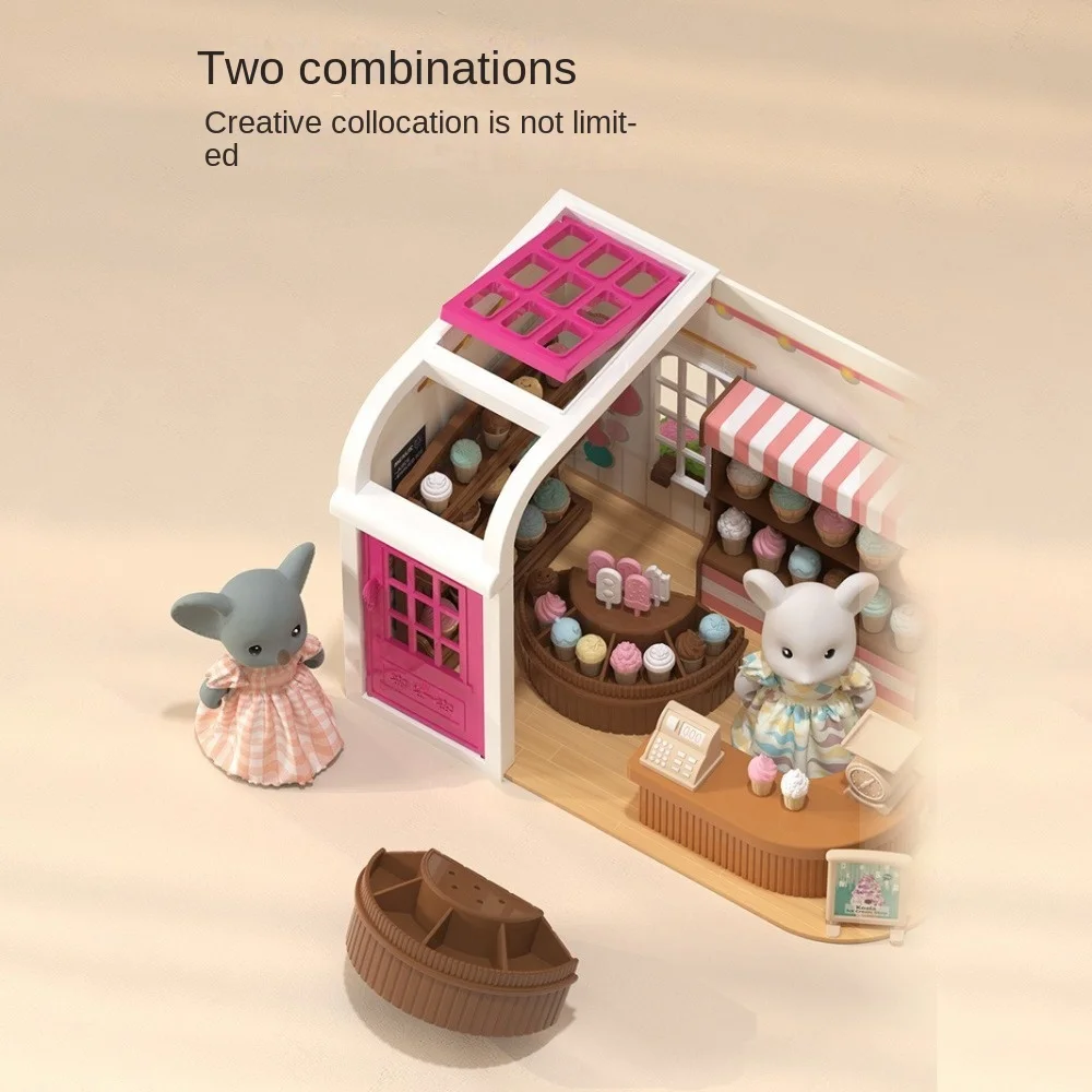 Cucina Mobili per case delle bambole Modello di scena giocattolo in miniatura Articoli in miniatura Accessori per case delle bambole Mobili in miniatura