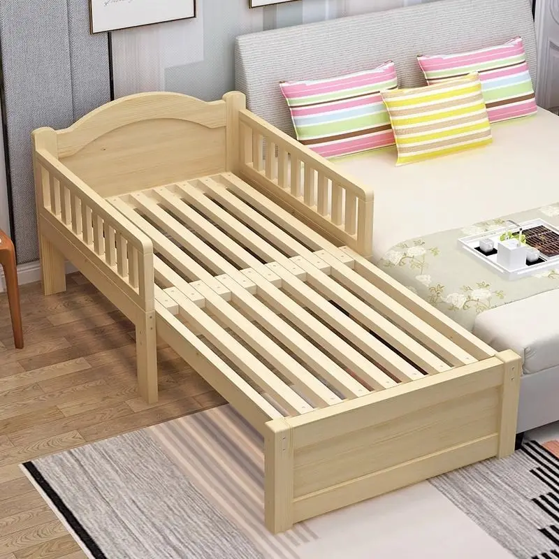 

Solid wood sofa bed integrated dual-purpose children's splicing bed simple multi-functional pull-out bed retractable push-pull b