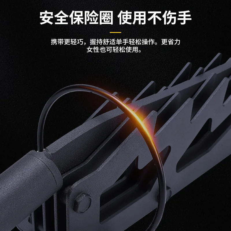 Integrated wall-mounted firewood splitter, camping outdoor firewood breaker, household splitter, carbon steel
