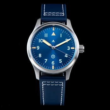 Montre Plongeur Seestern 600T Automatique - Boîtier Acier 40mm Bleu, étanche 200m - Neuf étiqueté