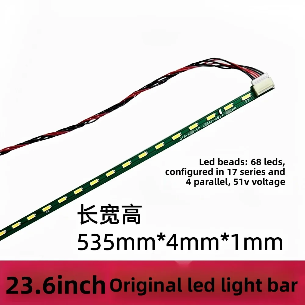 tira-de-luz-led-para-display-de-cristal-liquido-de-23-236-e-238-polegadas-com-interface-de-6-pinos-6p--68-pecas