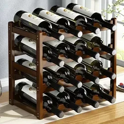 Rotwein Rack Dekoration Haushalt Grid Wein Display Rack Tisch Kreative WeinFlasche rack Einfache wein Schrank Montieren LagerungRac