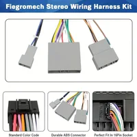 Adaptador de conector de arnés de cableado estéreo de Radio de coche, 16 pines para Honda CRV Civic 2006 2007 2008 2009, conector de Terminal de Cable de alimentación