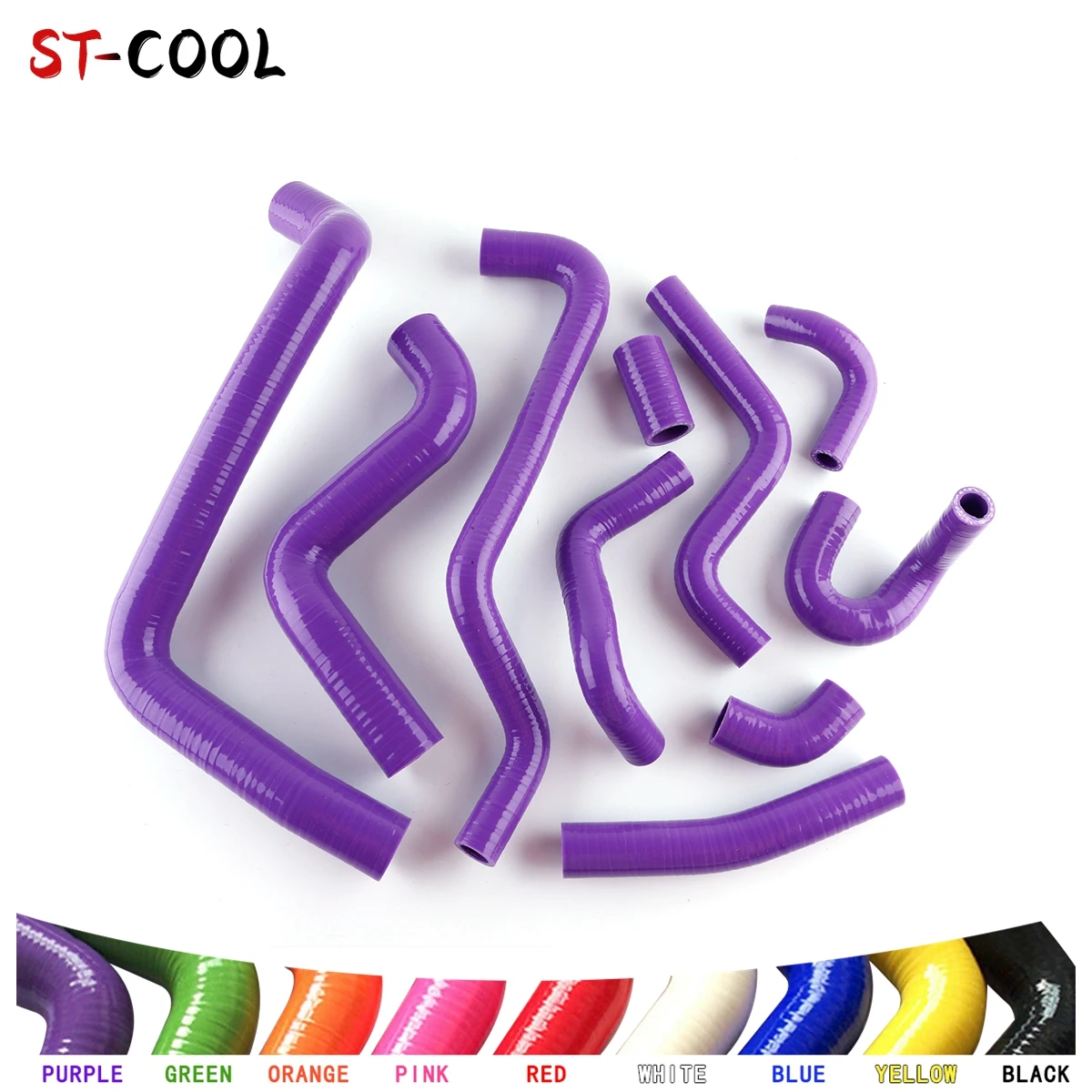 

For 1996-1997 Volkswagen VW Golf MK3 AFN TDI 1900CC 110BHP Radiator Coolant Hoses Kit Silicone Tubes Pipes 10Pcs 10 Colors