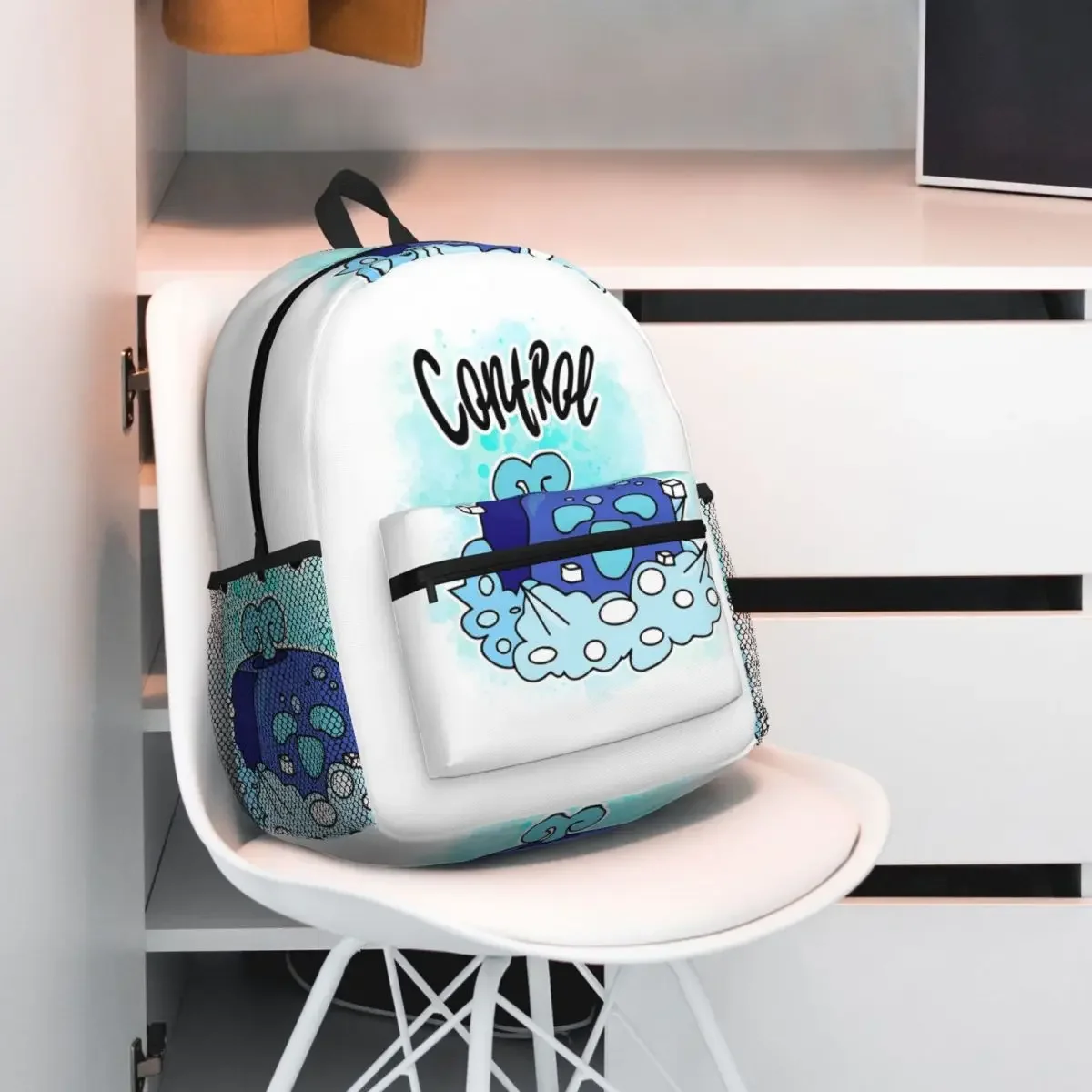 Control Blox Fruits Student Backpack School Bag Hiking Travel Daypack for Boys Girls Fashion Bookbag Shoulder Bags