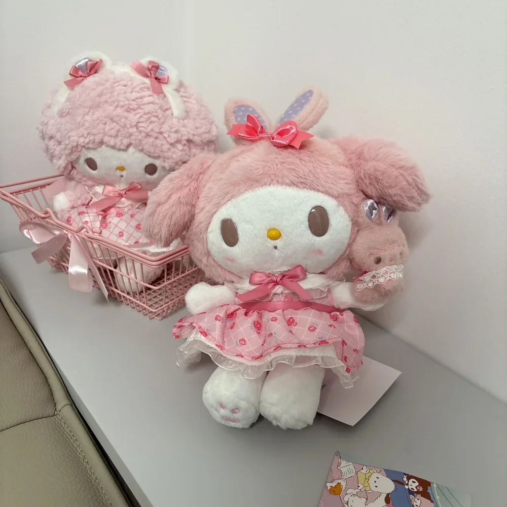 

С биркой, милые плюшевые игрушки My Melody, обнимаемые мягкие аниме My Sweet Piano, плюшевая игрушка в японском стиле, милая кукла в стиле аниме, подарки для девочек