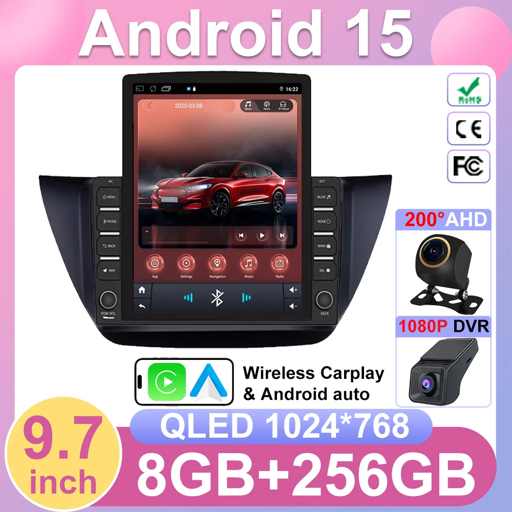 

9.7"Android Player For Mitsubishi Lancer 9 CS 2000 2010 Car Radio Stereo Head Unit GPS Navigation Multimedia Screen no 2din dvd