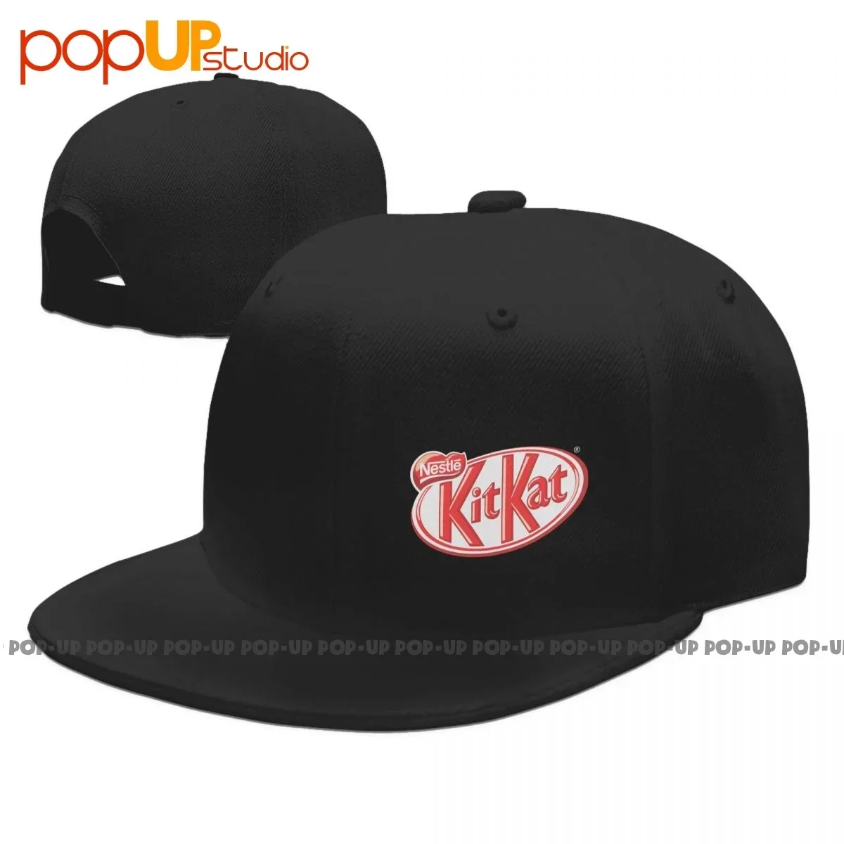 Lindo Nestlé Kitkat Logo Chocolate Wafer Snapback Cap Hip Hop Best Seller Gorras de béisbol