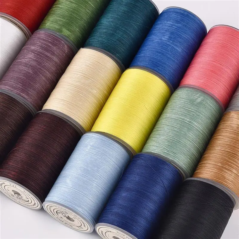 0.35mm/160m Waxed Cotton Cord Leather Line Thread String Strap Necklace Rope for Jewelry Making DIY Bracelet Supplies