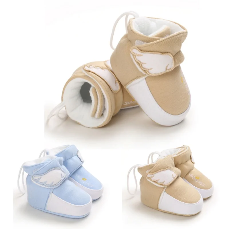 

Winter Autumn Boy Casual Shoes, 0-1 Years Old Comfortable And Warm Baby Walking Shoes, Indoor Anti-Slip And Soft Baby Boot