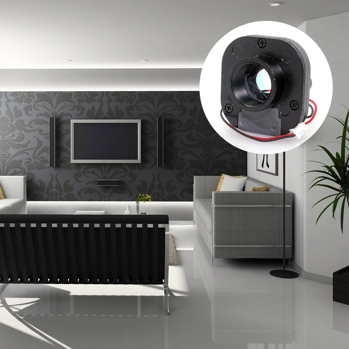 

A98Z Network HD Day And Night Type Small Lens IR-CUT Switcher 3MP Network Camera Dedicated CCTV Switcher