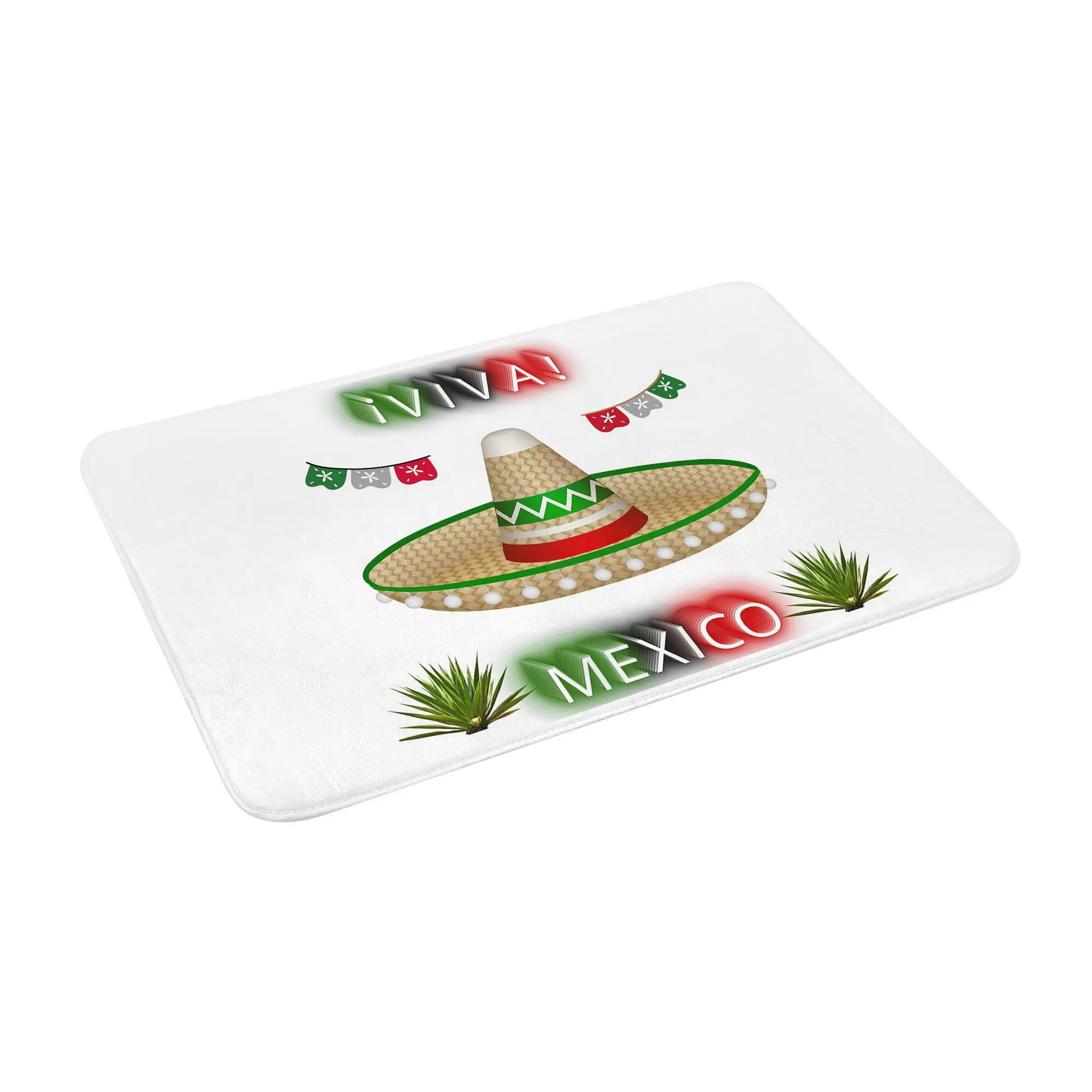 

VIVA MEXICO Нескользящий коврик для двери, напольный коврик, пыленепроницаемый ковер для кухни, входа, дома, гостиной, коврики для ног