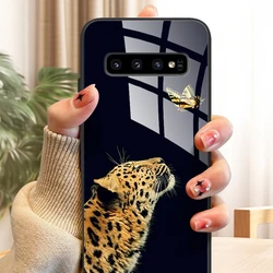 For Samsung Galaxy S10 S 10 Plus S10E Case Shockproof Tempered Glass Case Hard Back Cover Funda For Samsung S10 Case S 10 Bumper