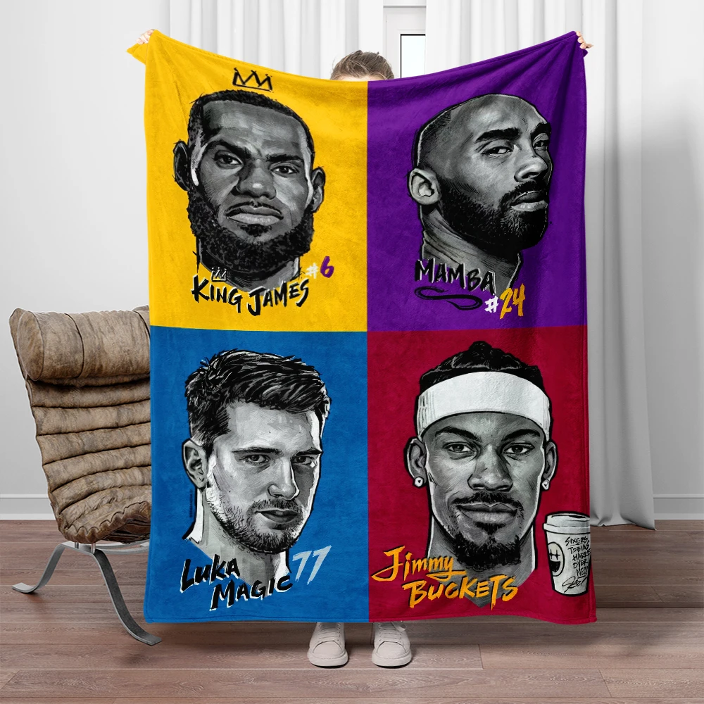 

Basketball Star Blanket.Seasonal Blankets.Used for Sofas,Beds,Living Rooms, Travel Picnics, Blankets, Gifts,Thin Blankets