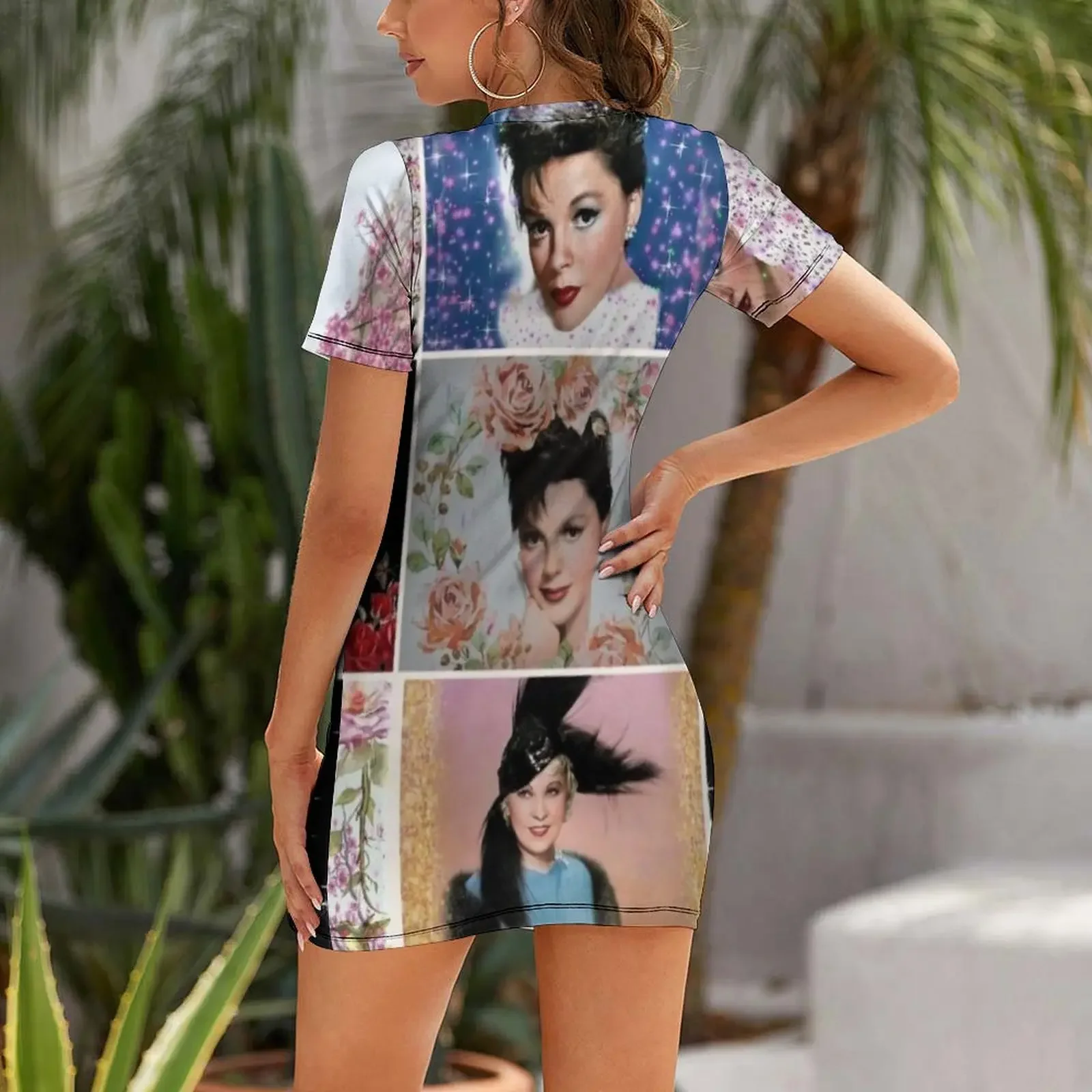 Diva fièvre édition numérique art impression reines de l'écran argenté mysticladyart masque étui t-shirt robe à manches courtes robe de plage