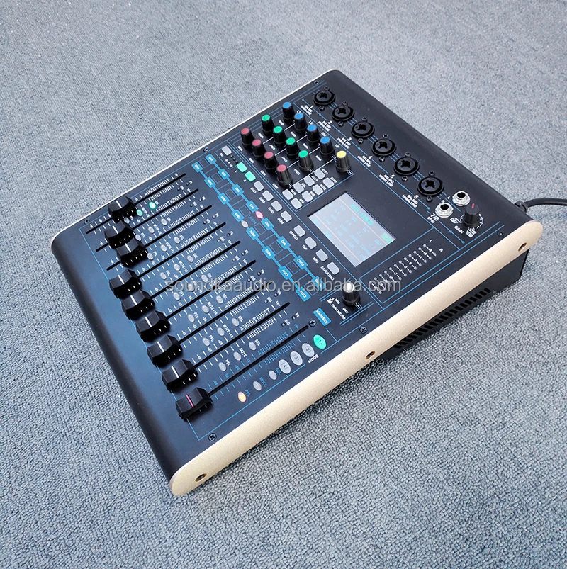 MARCO V12 Professional 12-Channel Audio Processor TCP/IP 4-Band EQ Built-In Recorder Touch Screen Feedback Suppressor PC/iOS
