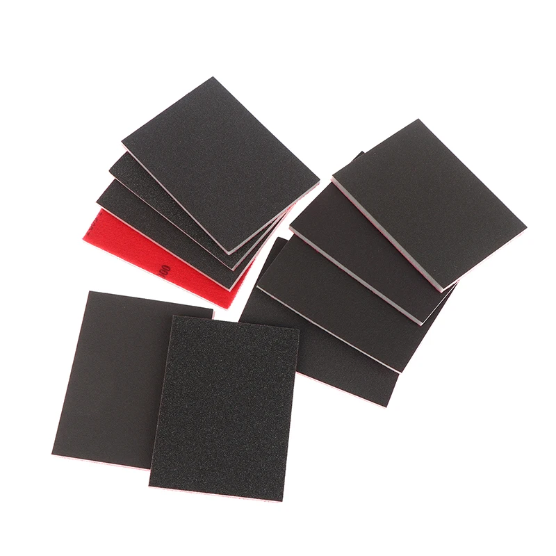 75*100MM Ultra Fine Wet Dry Use Sanding Sponge Blocks Assorted Grit 120-3000 Washable For Polishing Abrasive Tools