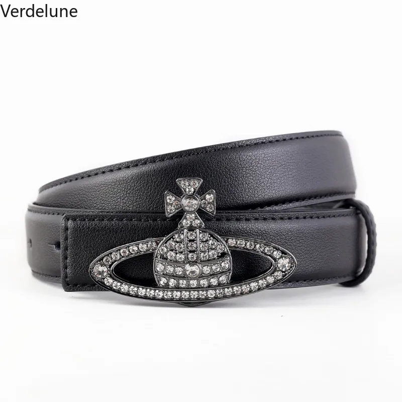 

New Sparkling Rhinestone Star Jeans for Women with Detachable Belt Unisex Fashion Leather Versatile Customizable