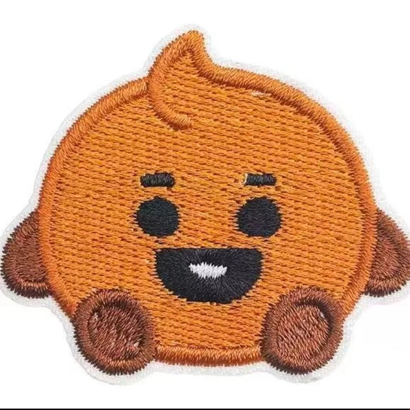 Broche brodée BT21 Koya Shooky - Baby Products Korea avis et prix