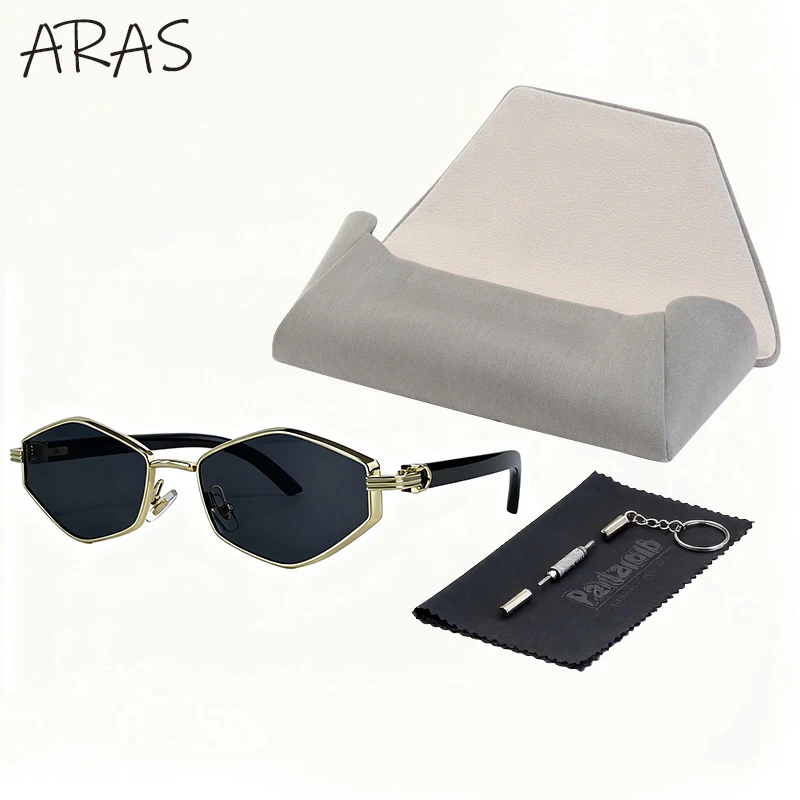 Óculos de sol sexy com armação pequena, óculos de sol feminino 2025, luxo, punk, poligão, óculos de sol para mulheres, moda de viagem