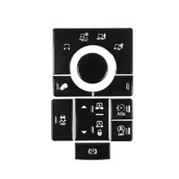 Aluminum Alloy Button Sticker 4 Terrain ASL Model Interior Modification Accessories For Range Rover Sport Terrain Mode 2014-2016