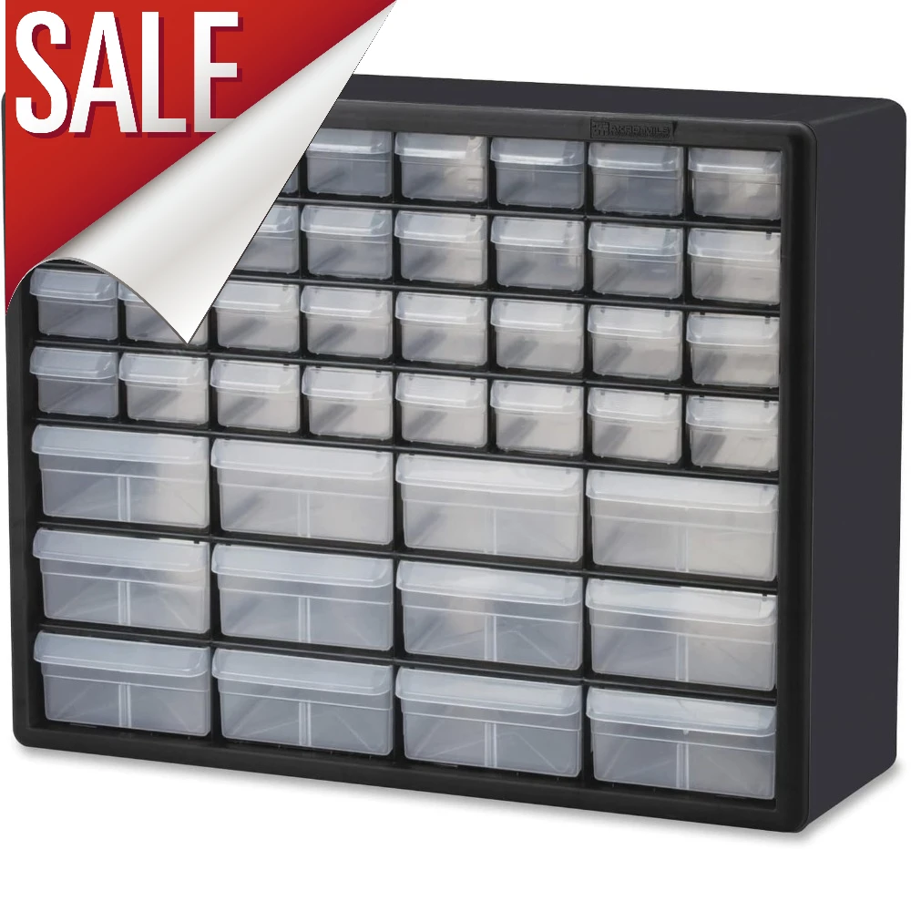 10144 44-Drawer Plastic Drawer Storage Cabinet for Garage Organization, Bead Organizer, Teacher Toolbox, Makeup Organizer, USA