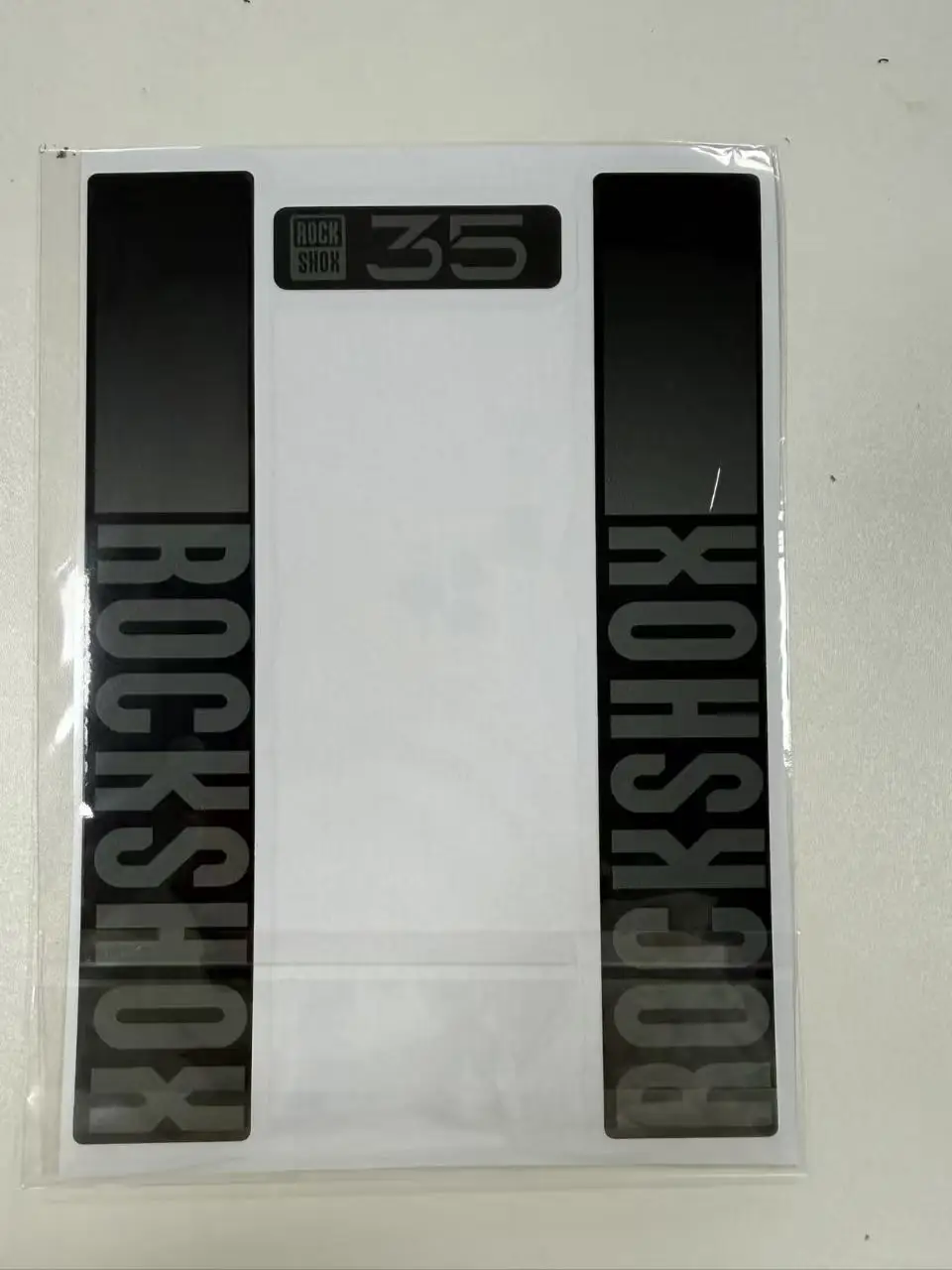 Adesivo para Garfo RockShox XC35 MTB, Decalque Durável para Suspensão Dianteira, Acessório de Ciclismo para Personalização de Bicicletas