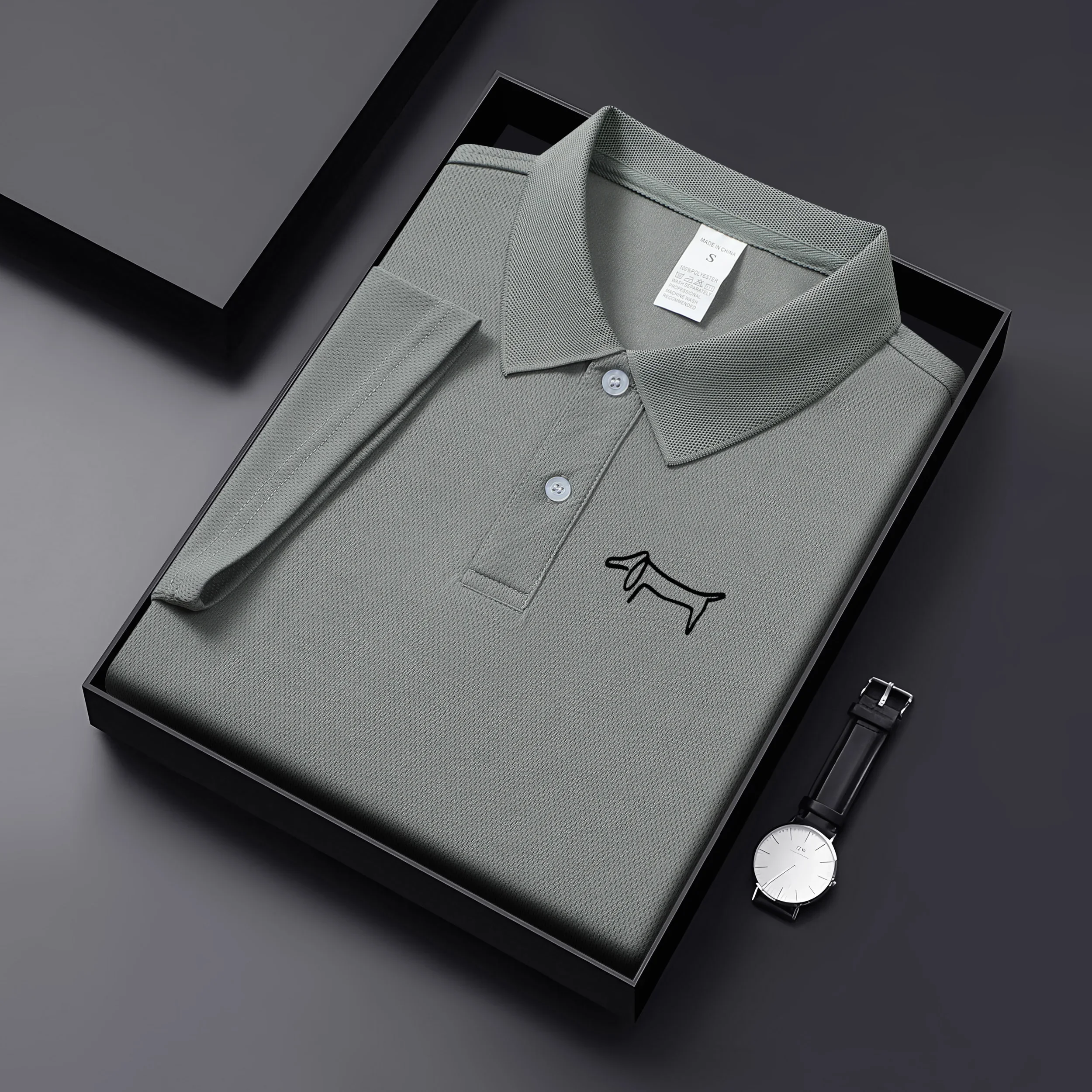 Camiseta Polo Unisex Transpirable Manga Corta
