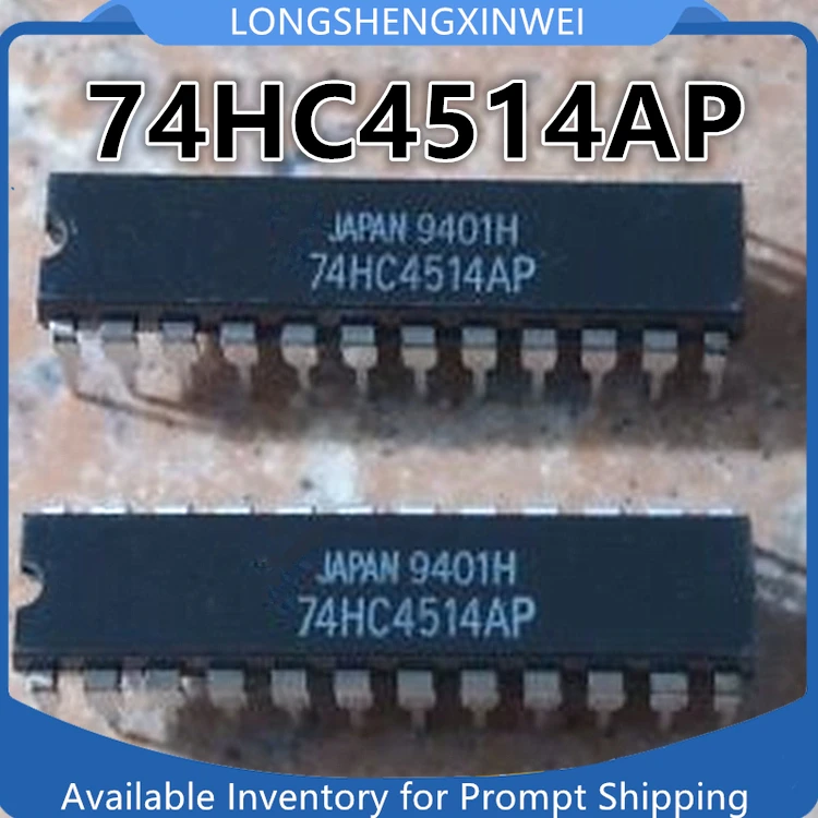 1PCS NEW 74HC4514AP 74HC4514 DIP-24 Direct Insertion Decoder/latch