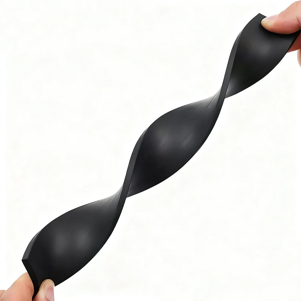 1/2 Meters Black Solid NBR Rubber Strip Square Nitrile Sealing Strip for Marine Seal Oil Resistant 2x10mm~25x35mm