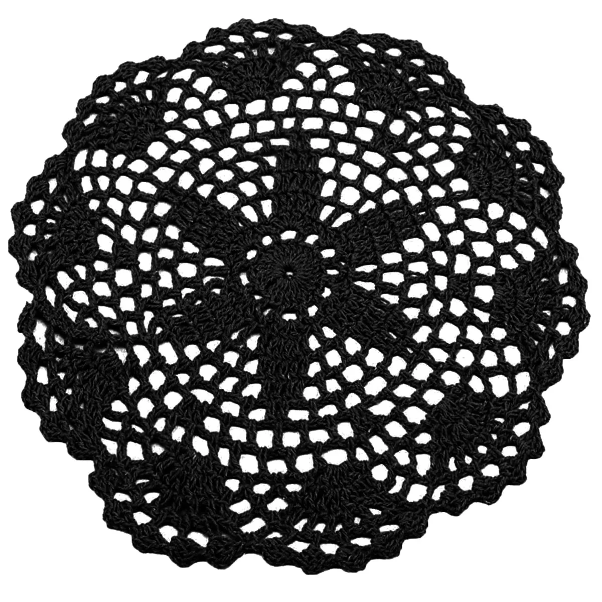 Bomhcs Gebreide Kant Doilies Set Handgemaakte Gehaakte Koffie Cup Matten Sappige Planten Decor Matten 4 Stuks