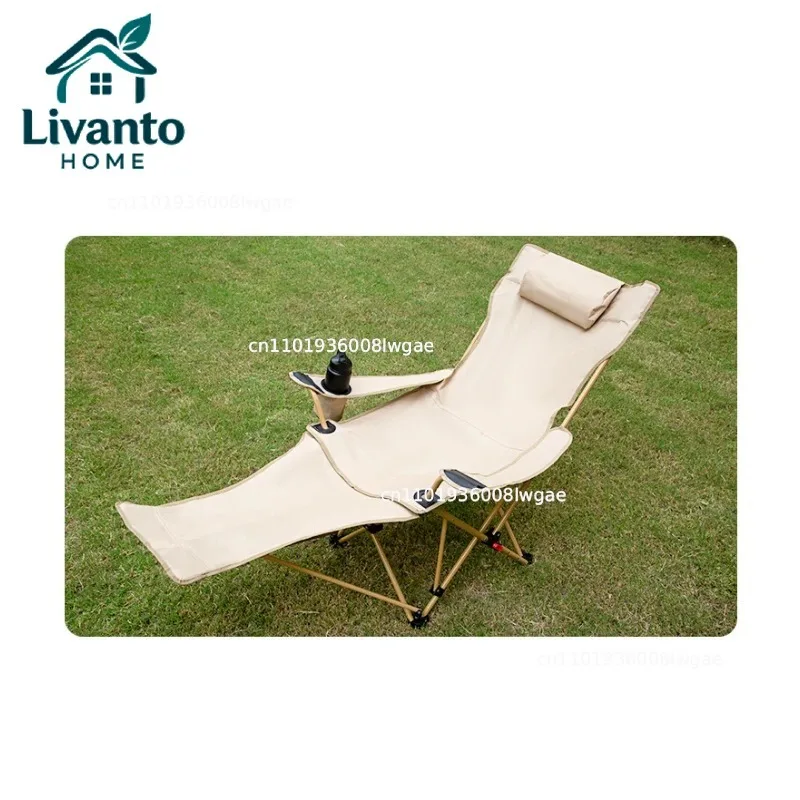

Outdoor Camping Folding Chair Portable Angle Adjustable Chaise Sun Beach loungers Garden Terrace Relax Recliner