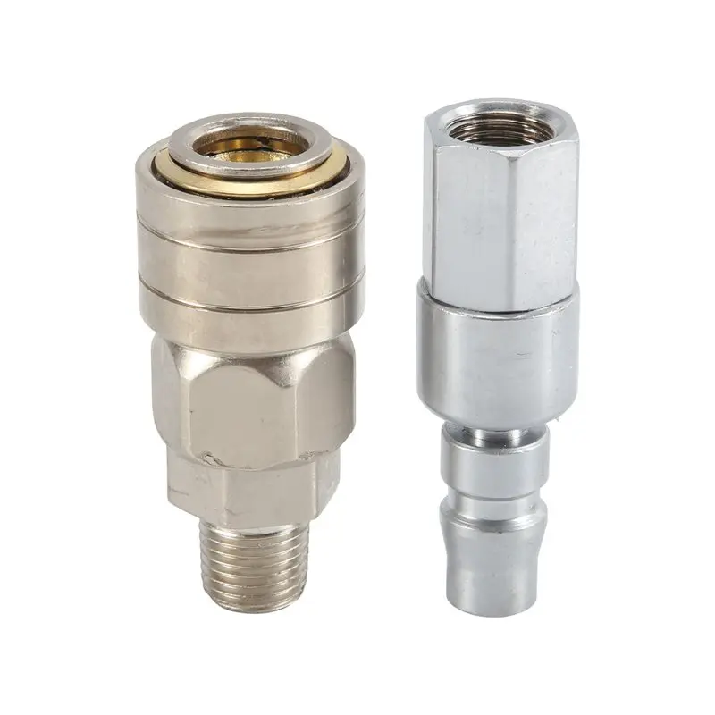 LICE-Airless Straight Hose Swivel Connector Universal 360 Quick Joint Fittings Replacement Air Hose Quick Coupler Airless Paint