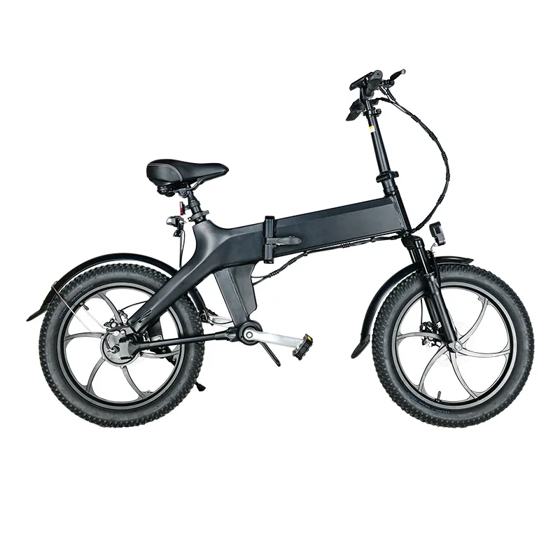 

Electric folding bicycle 20-inch front shock absorber drive shaft electric power bicycle