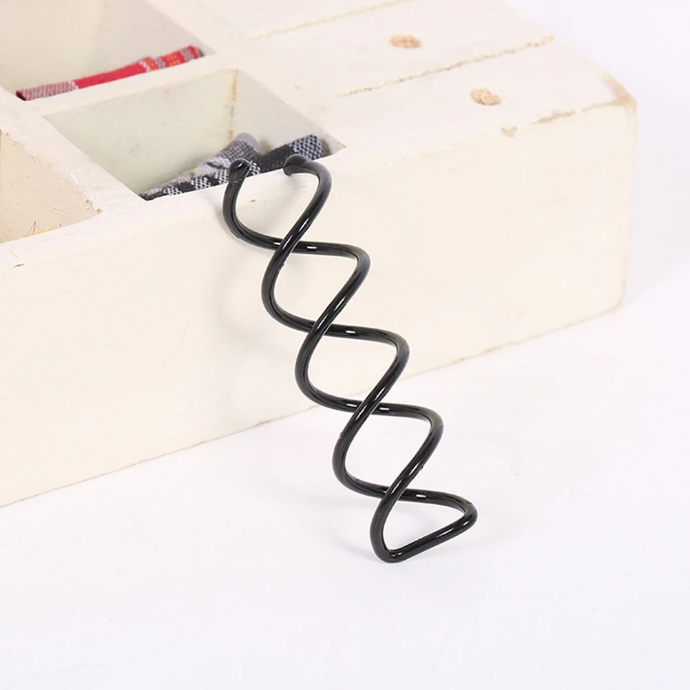 

10 pcs Spiral Clip Sturdy Alloy Screw Pin For Medium Long Thick Hair Ball-Tops Design Scratch-Free Easy Apply Hair Style Tool