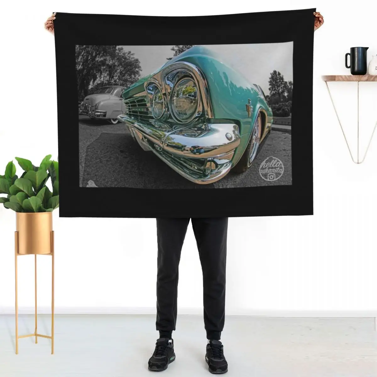 65 Impala Throw Blanket sofa bed Multi-Purpose Plaid Comforter For Sofa Thin Camping Blankets