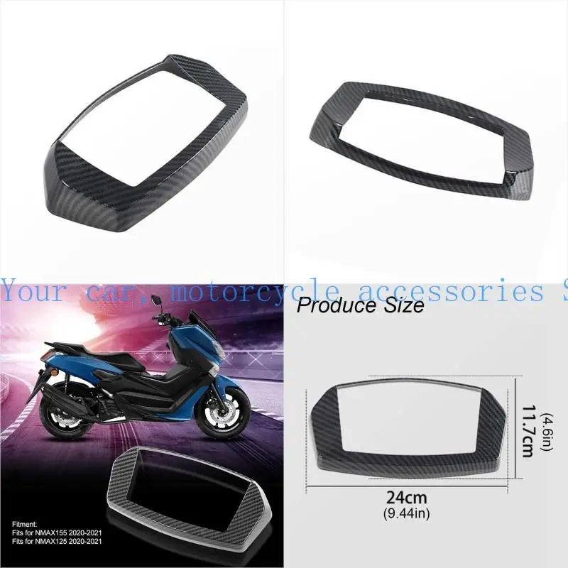 

31BC Frame Screen Shield Motorcycle Instrument Cover for NMAX155 Enhances Riding Experience Easy Installation