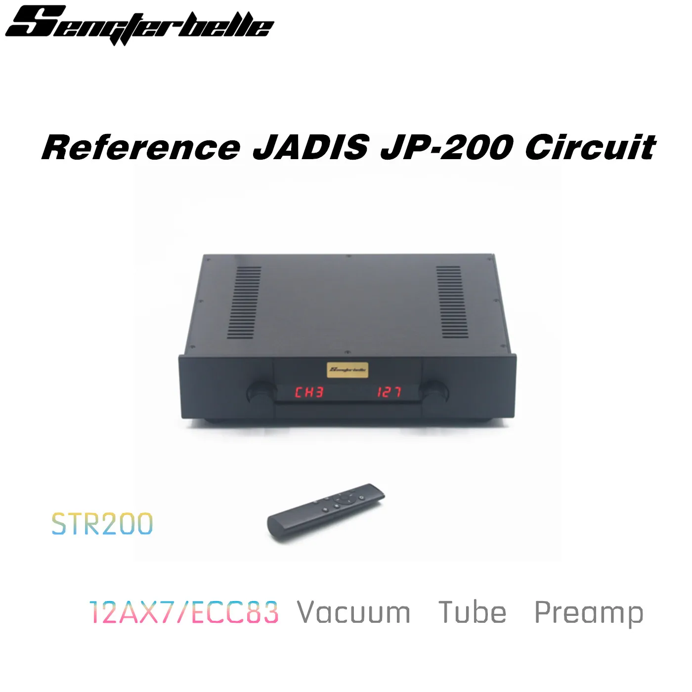STR200 HiFi Stereo Röhren-Vorverstärker mit Fernbedienung 12AX7/ECC83 Referenz JADIS JP200 Schaltung für Verbessertes Audioerlebnis