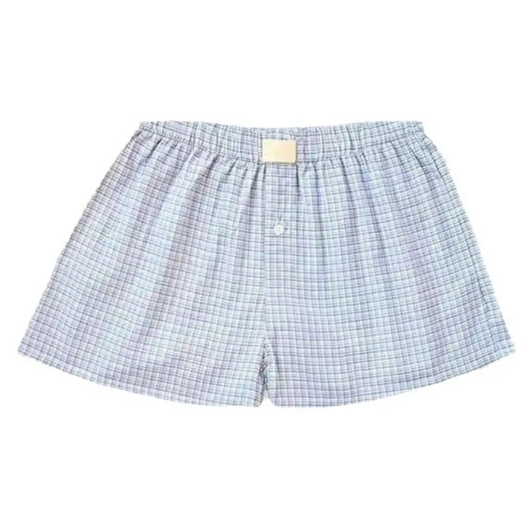 Women's Cotton Arlo Pants Boxer Low Waist Loose Casual Pajamas Shorts Temm Cross Border Fashion