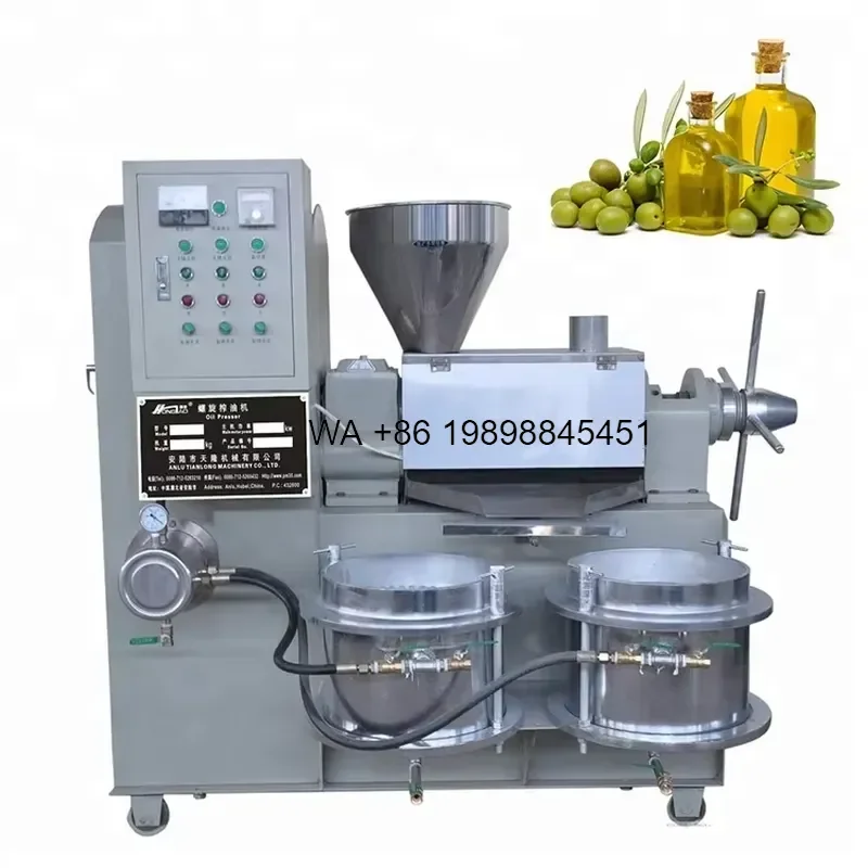 Wmwmnu Small Peanut Sesame Sunflower Seeds Hydraulic Oil Press for Olive Oil Cold Press
