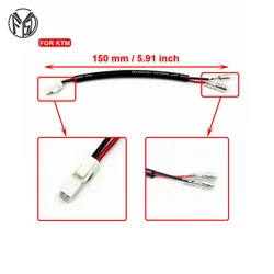 Wire Adapter Plug Connectors 2 Power Cords For KTM 125 200 250 690 790 990 DUKE SMC SMC-R Connecting Line Turn Signal Marker